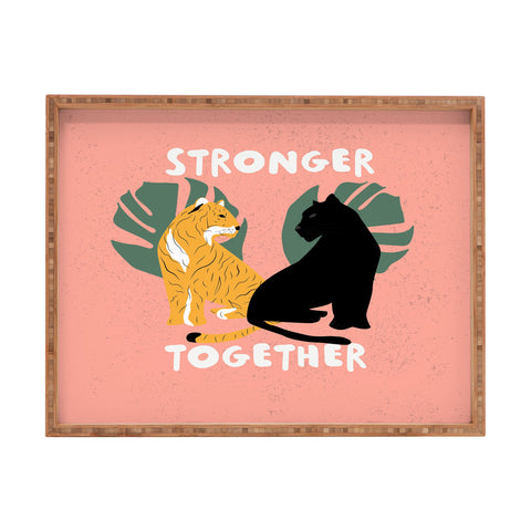 Oris Eddu Stronger Together Pink Rectangular Tray