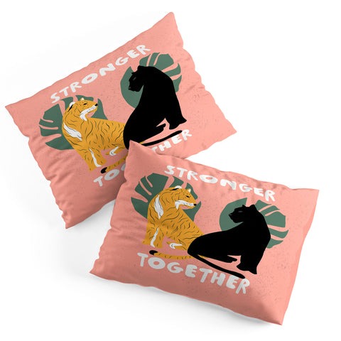 Oris Eddu Stronger Together Pink Pillow Shams
