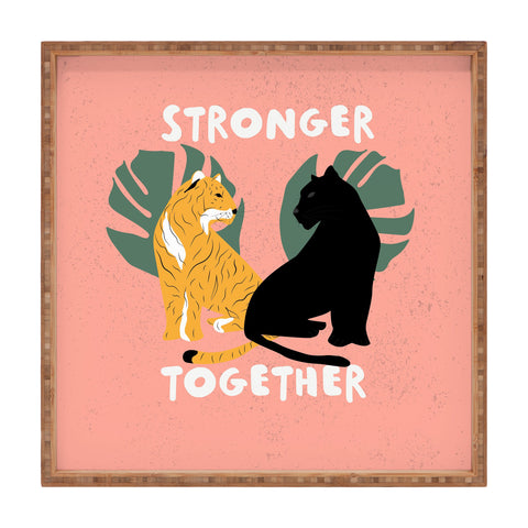 Oris Eddu Stronger Together Pink Square Tray