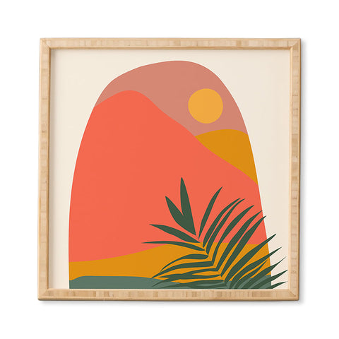 Oris Eddu Tropical Landscape Framed Wall Art