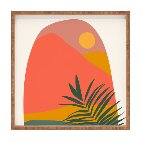 Oris Eddu Tropical Landscape Square Tray