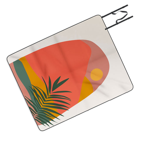 Oris Eddu Tropical Landscape Picnic Blanket