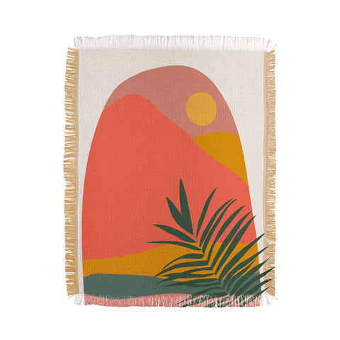 Oris Eddu Tropical Landscape Throw Blanket