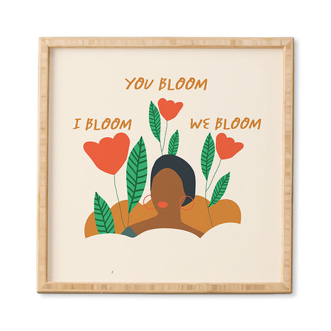 Oris Eddu We Bloom Together Framed Wall Art