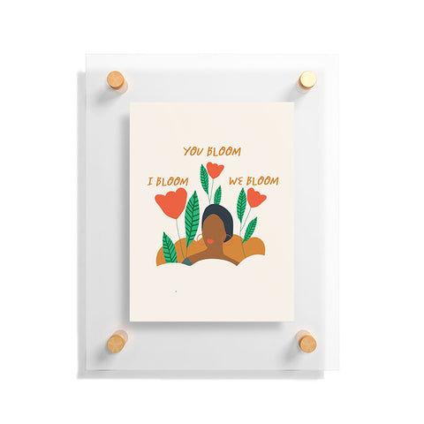 Oris Eddu We Bloom Together Floating Acrylic Print