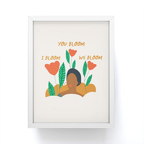 Oris Eddu We Bloom Together Framed Mini Art Print
