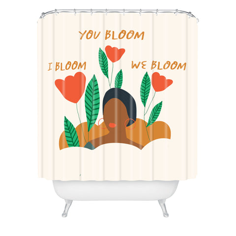 Oris Eddu We Bloom Together Shower Curtain