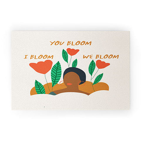 Oris Eddu We Bloom Together Welcome Mat