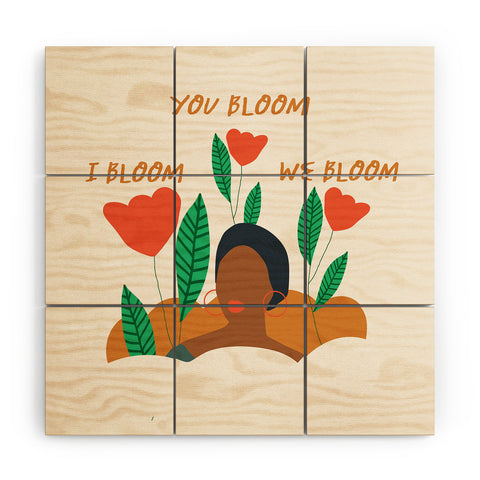 Oris Eddu We Bloom Together Wood Wall Mural