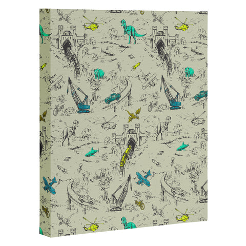 Pattern State Adventure Toile Art Canvas