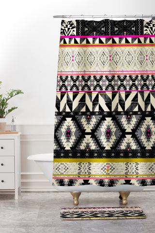 Pattern State Alpine Shower Curtain And Mat