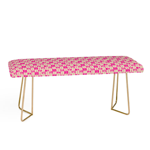 Pattern State Arrow Candy Bench