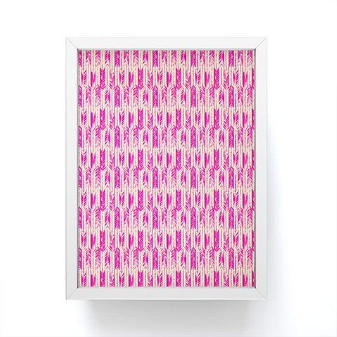 Pattern State Arrow Candy Framed Mini Art Print