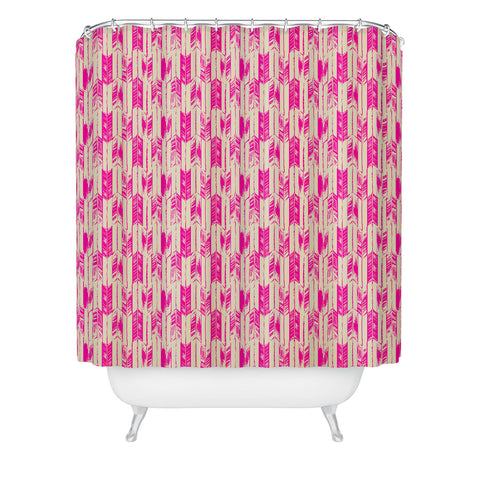 Pattern State Arrow Candy Shower Curtain