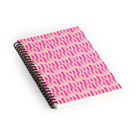 Pattern State Arrow Candy Spiral Notebook