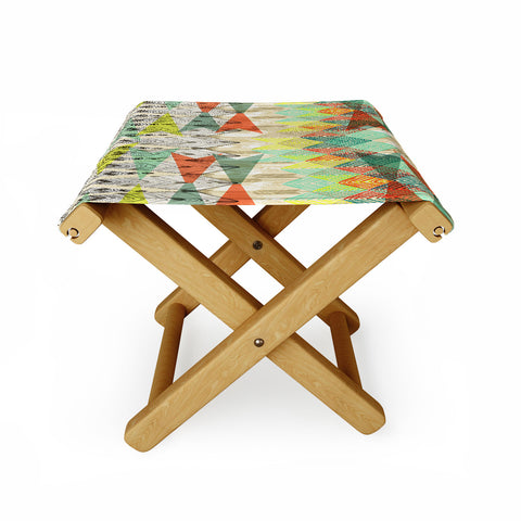 Pattern State Arrow Dawn Folding Stool