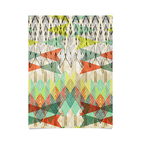 Pattern State Arrow Dawn Poster