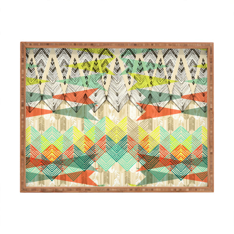 Pattern State Arrow Dawn Rectangular Tray
