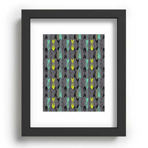 Pattern State Arrow Line Spearmint Recessed Framing Rectangle
