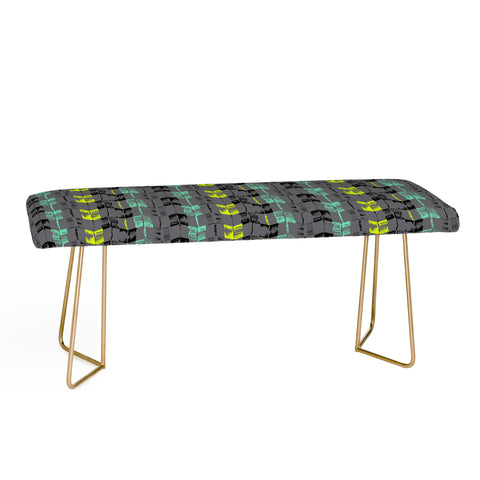 Pattern State Arrow Line Spearmint Bench