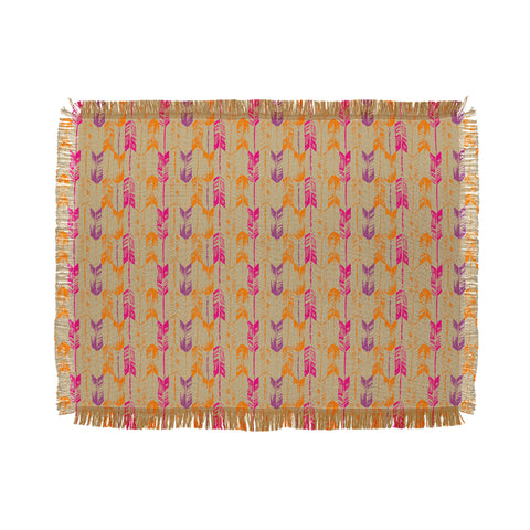 Pattern State Arrow Line Tang Throw Blanket
