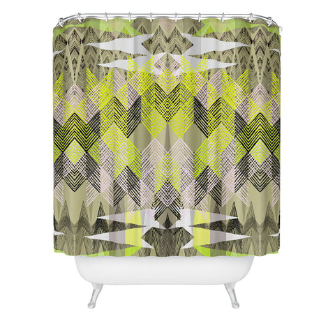 Pattern State Arrow Neo Shower Curtain