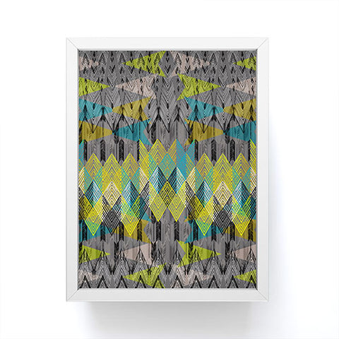 Pattern State Arrow Night Framed Mini Art Print