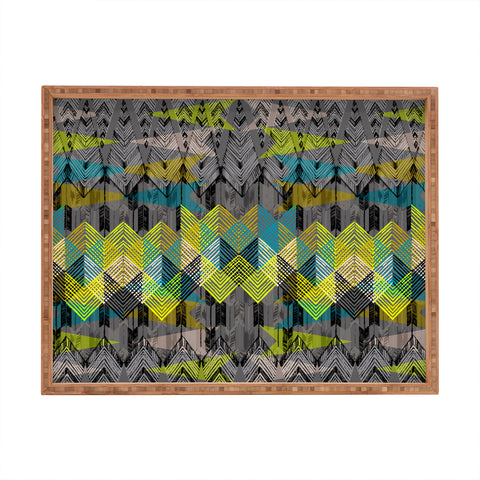 Pattern State Arrow Night Rectangular Tray