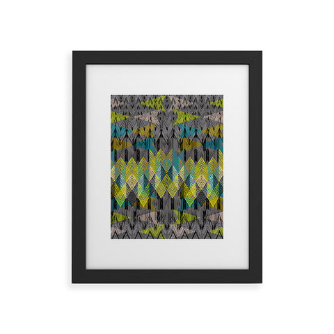 Pattern State Arrow Night Framed Art Print