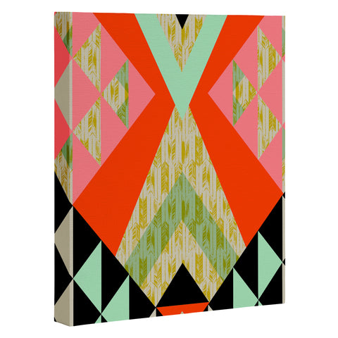 Pattern State Arrow Quilt Art Canvas