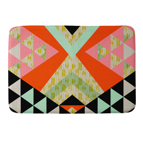 Pattern State Arrow Quilt Memory Foam Bath Mat