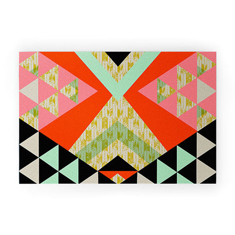 Pattern State Arrow Quilt Welcome Mat