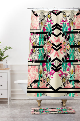 Pattern State Austin Sun Shower Curtain And Mat