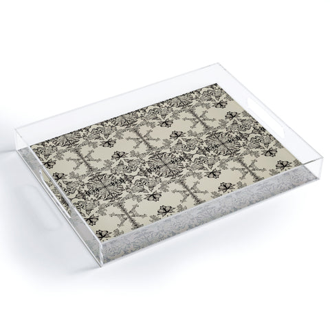 Pattern State Butterfly Paper Acrylic Tray