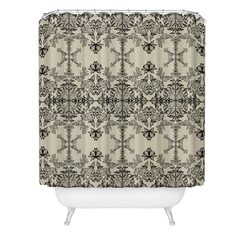 Pattern State Butterfly Paper Shower Curtain