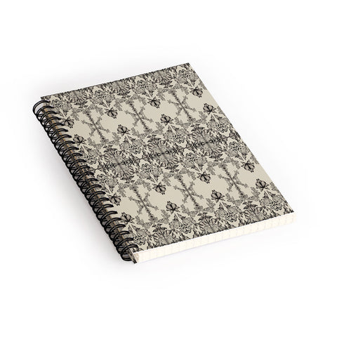 Pattern State Butterfly Paper Spiral Notebook