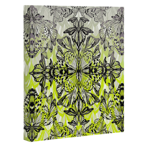 Pattern State Butterfly Tail Art Canvas