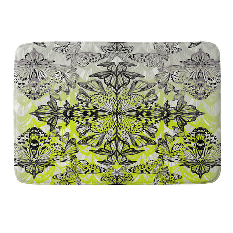 Pattern State Butterfly Tail Memory Foam Bath Mat