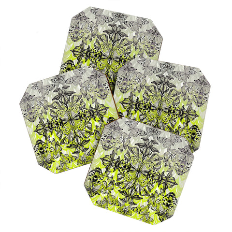 Pattern State Butterfly Tail Coaster Set