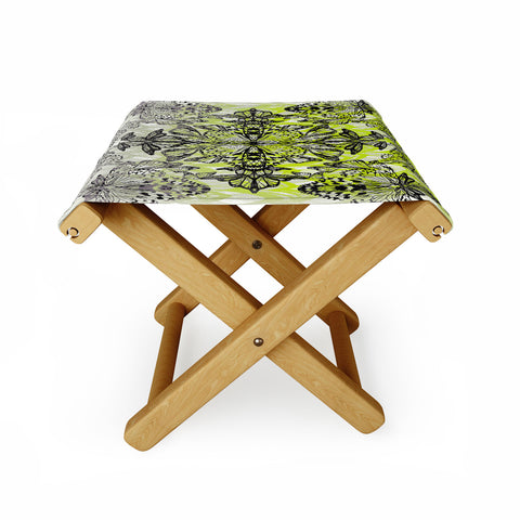 Pattern State Butterfly Tail Folding Stool