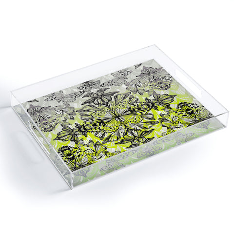 Pattern State Butterfly Tail Acrylic Tray