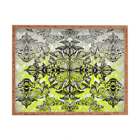 Pattern State Butterfly Tail Rectangular Tray
