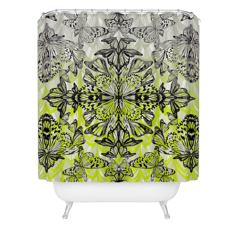 Pattern State Butterfly Tail Shower Curtain
