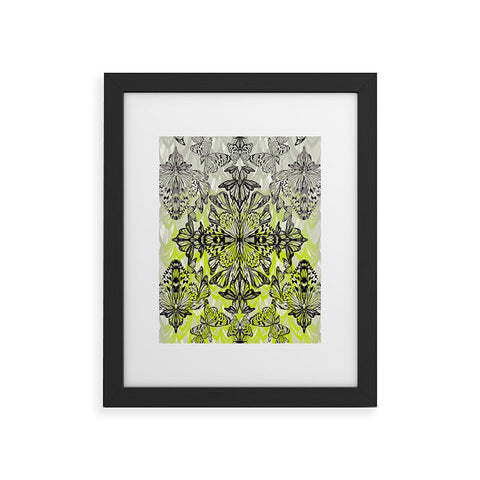 Pattern State Butterfly Tail Framed Art Print
