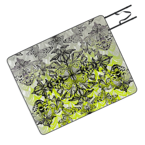 Pattern State Butterfly Tail Picnic Blanket