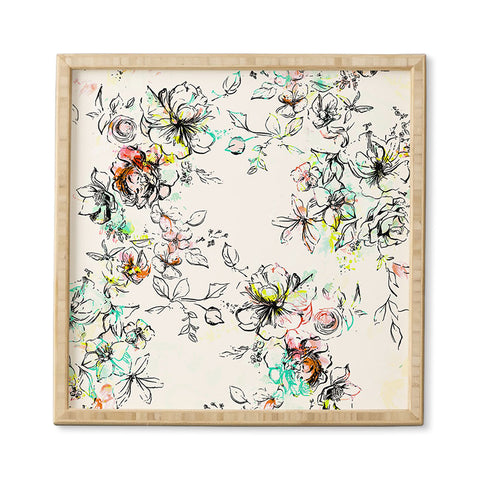 Pattern State Camp Floral Framed Wall Art