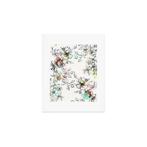 Pattern State Camp Floral Art Print