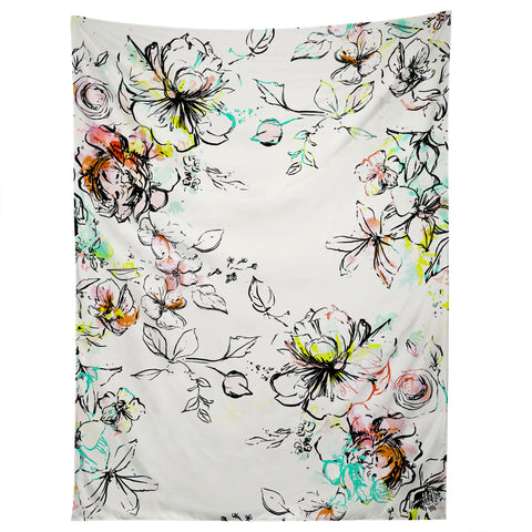 Pattern State Camp Floral Tapestry