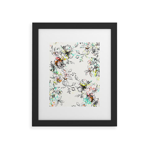 Pattern State Camp Floral Framed Art Print