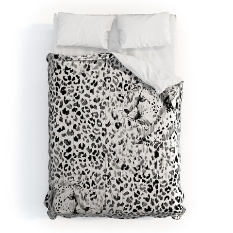 Pattern State Cheetah Sketch Comforter